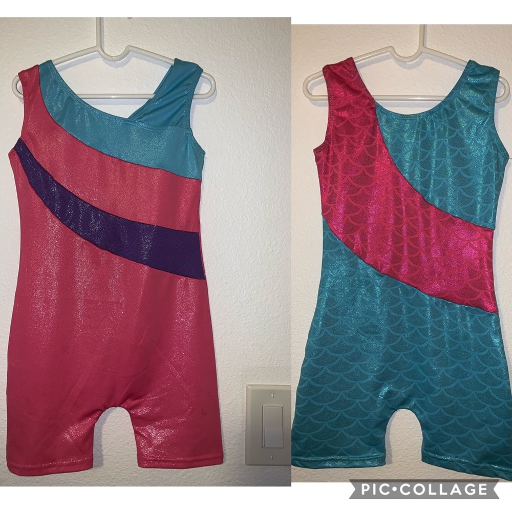 Leotard for gymnastics or dance bundle